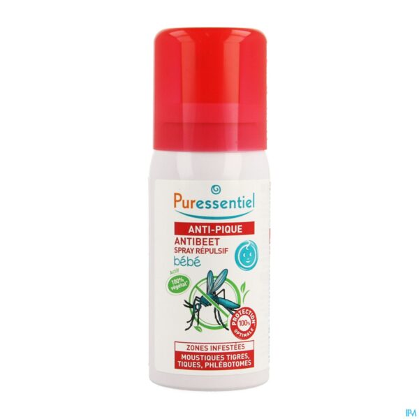 Productshot Puressentiel A/beet Spray Afwerend Baby 60ml Productshot Puressentiel A/beet Spray Afwerend Baby 60ml