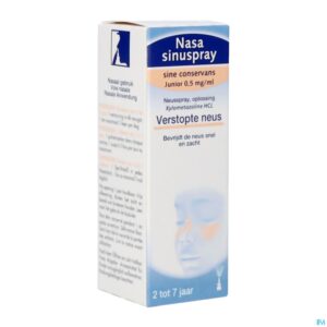 Packshot Nasasinuspray 0,5mg/ml Sine Cons.junior Neusv.10ml