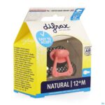 Packshot Difrax Fopspeen Natural 12m+