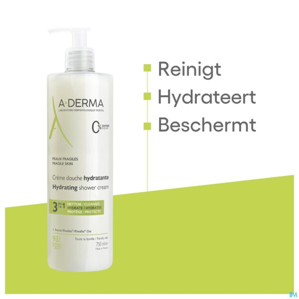 Lifestyle_image Aderma Indisp.douchecreme Hydraterend 750ml