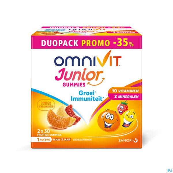 Packshot Omnivit Junior Gummies Duopack -35%