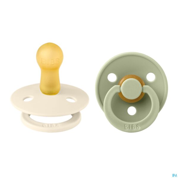 Productshot Bibs 2 Fopspeen Duo Sage Ivory