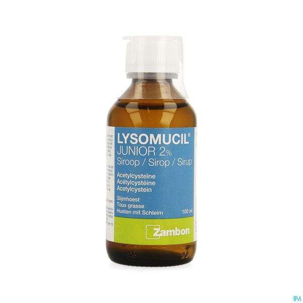 Productshot Lysomucil Junior 2% Siroop 100ml