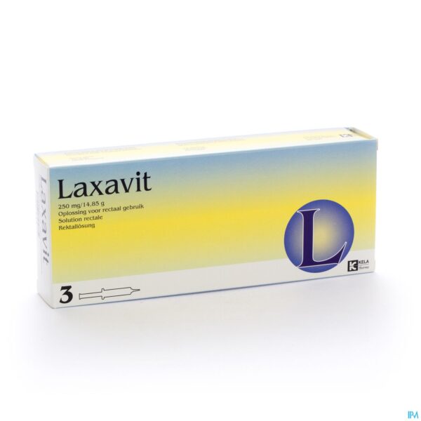 Packshot Laxavit Micro Enema Inj 3x12ml