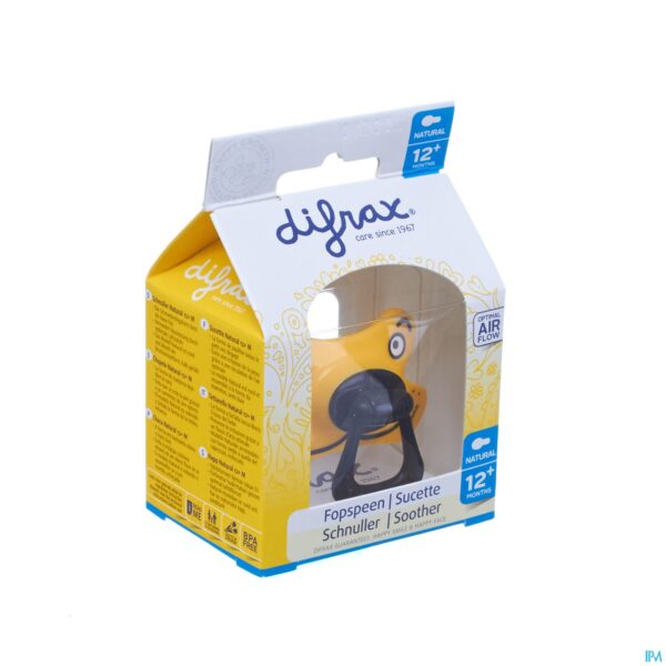 Packshot Difrax Fopspeen Natural 12m+