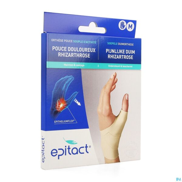 Packshot Epitact Soepele Propriocept. Orthese Duim Links M