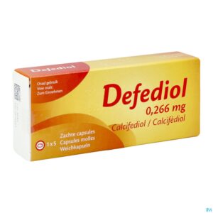 Packshot Defediol 0,266mg Zachte Caps 5