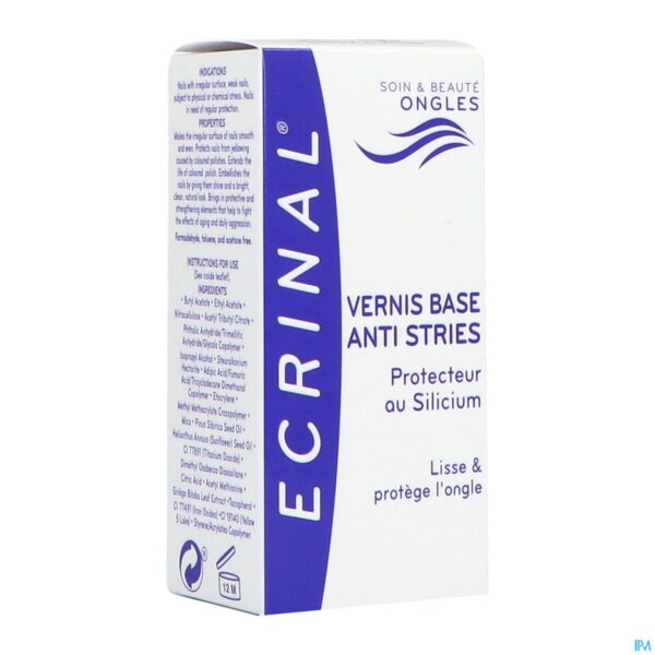 Packshot Ecrinal Nagellak Basis Nf Fl 10ml 20204