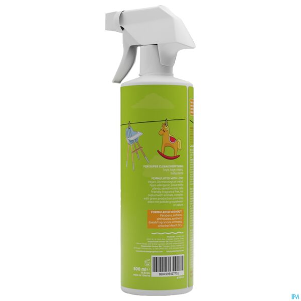 Packshot BABYTON NATUURLIJKE SPEELGOED- EN OPPERVLAKTEREINIGER 500 ML