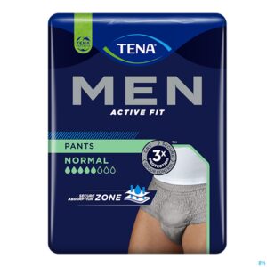 Packshot Tena Men Active Fit Pants Norm.grijs l/xl10 772802