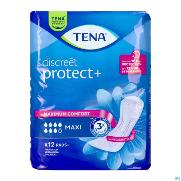 Packshot Tena Discreet Maxi 12