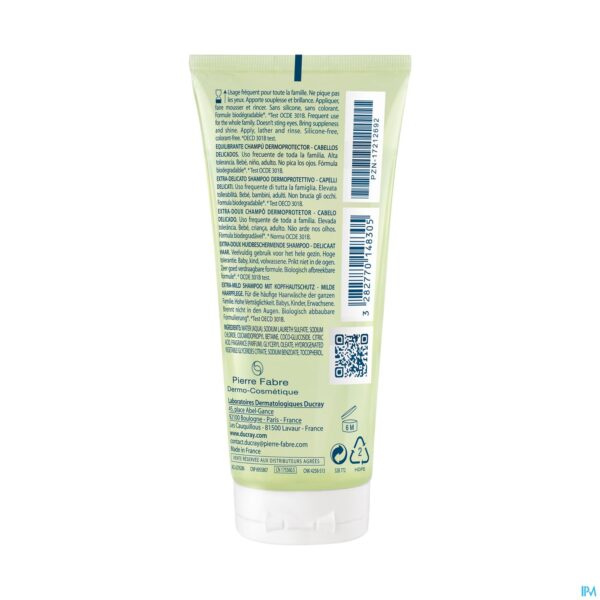 Productshot Ducray Extra-doux Huidbescherm. Shampoo 100ml Nf