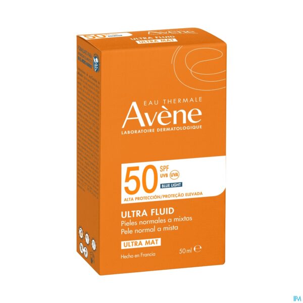 Packshot Avene Zon Spf50 Ultra Fluid Invisible 50ml Packshot Avene Zon Spf50 Ultra Fluid Invisible 50ml