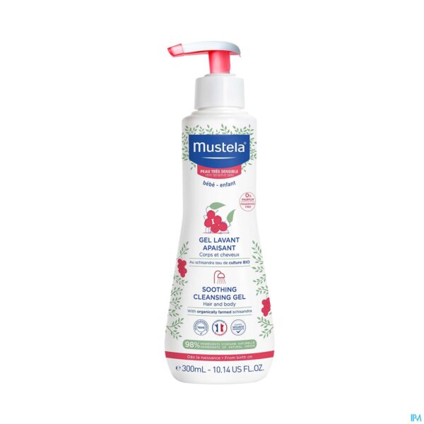 Packshot Mustela Pts Verzachtende Reinigende Gel 300ml