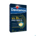 Packshot Davitamon Vegan Vit.d3 2800iu 24 Caps Be