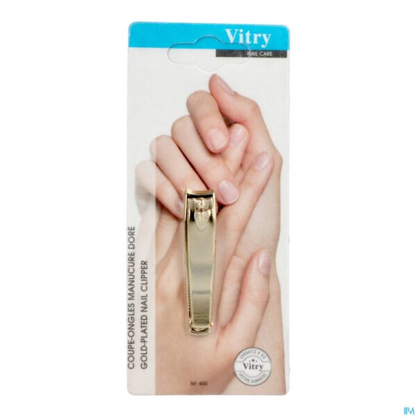 Packshot Nagelknipper Manicure Met Vijl Verguld (azie)