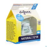 Packshot Difrax Fopspeen Natural 12m+