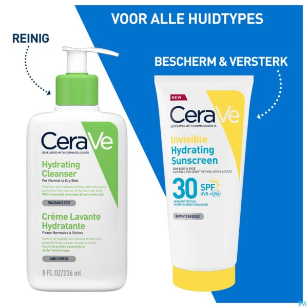 Lifestyle_image Cerave Sun Zonnecreme Hydra Onzichtb. Spf30 177ml Lifestyle_image Cerave Sun Zonnecreme Hydra Onzichtb. Spf30 177ml
