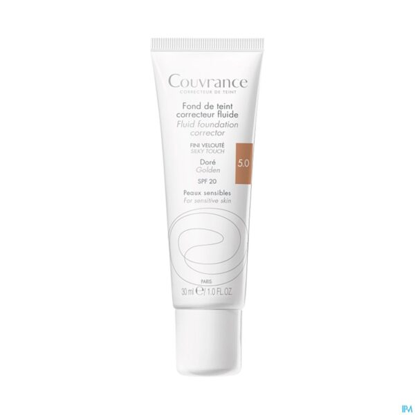 Productshot Avene Couvrance Fdt Correct. Fluide 5 Dore 30ml