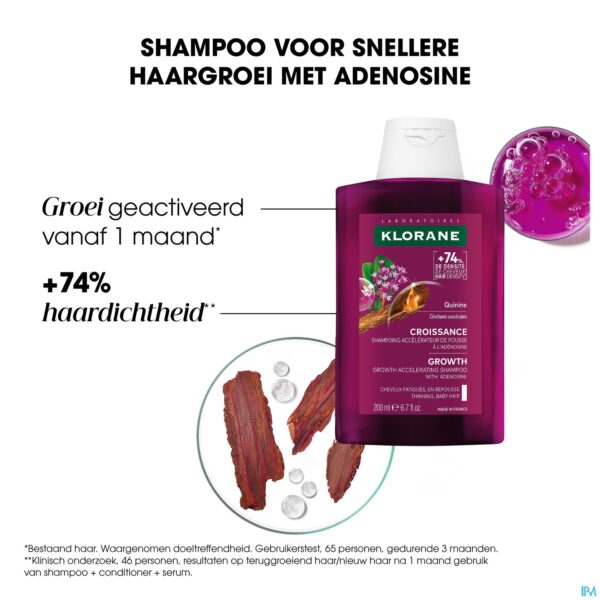 Lifestyle_image Klorane Capil. Sh Groei Kinine 200ml