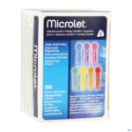 Packshot Ascencia Microlet Lancetten Ster Gekleurd 100