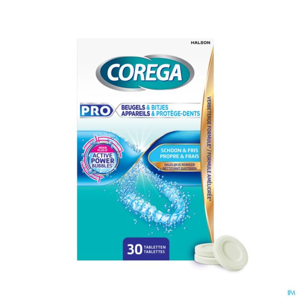 Productshot Corega Pro Beugels & Bitjes Tabl 30