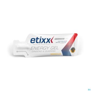 Productshot Etixx Ginseng&guarana Energy Gel Passion Fruit 12x50g