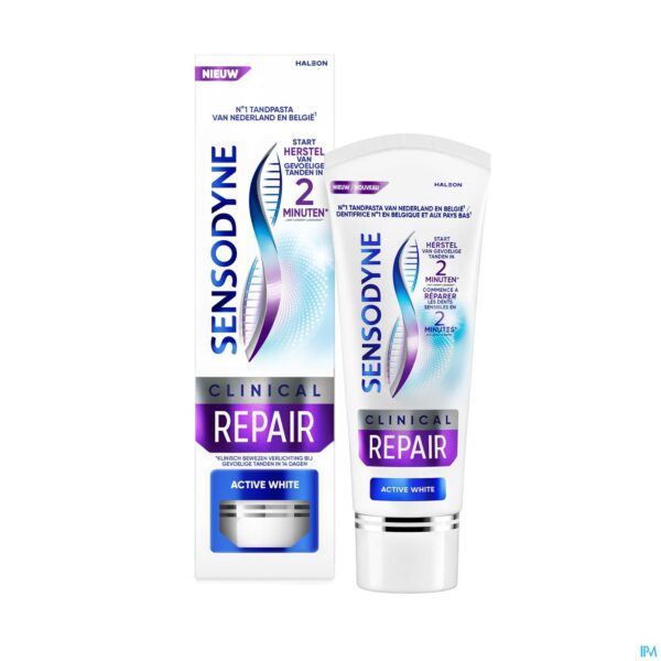 Productshot Sensodyne Clinical Repair Active White 75ml