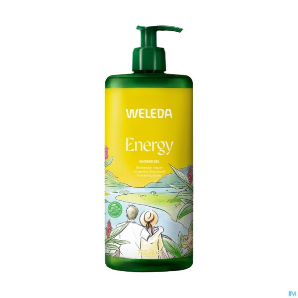 Packshot Weleda Energy Douchegel Gember Fl 750ml