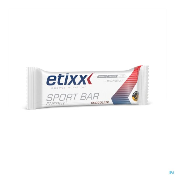 Productshot Etixx Energy Sport Bar Chocolate 12x40g